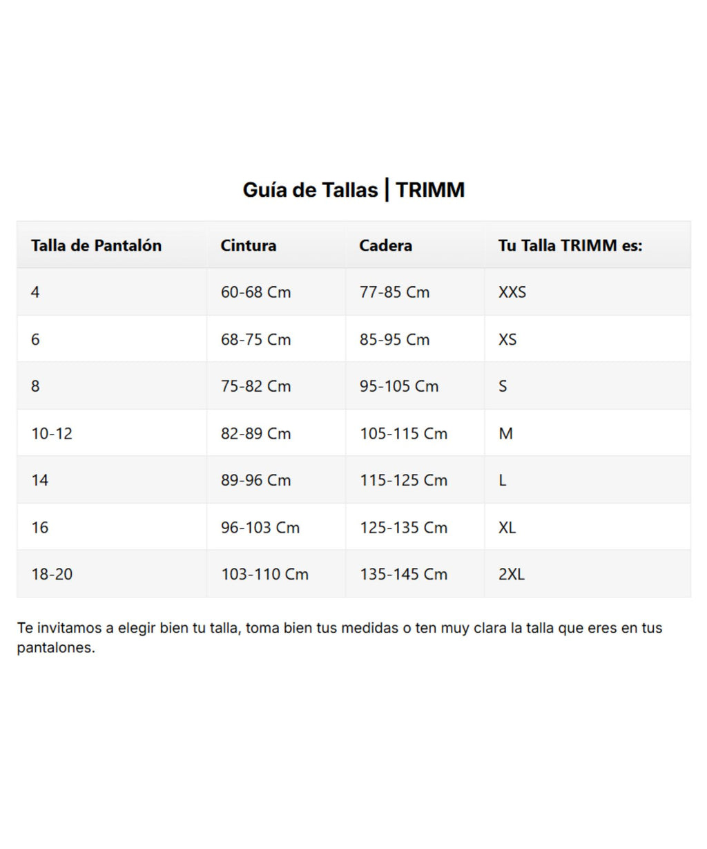 Faja Reloj de Arena - Alta Compresión | TRIMM ®